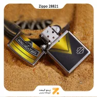 فندک بنزینی زیپو طرح لوگو هارلی دیویدسون مدل 28821-​Zippo Lighter 28821 200 HARLEY DAVIDSON