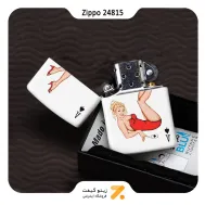 فندک بنزینی زیپو طرح لیدی آس پیک مدل 24815-Zippo Lighter ​24815 214 Lady Ace
