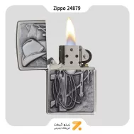 فندک بنزینی زیپو مدل 24879 طرح برجسته کابوی-Zippo Lighter 24879-000009 200-RESTING COWBOY 24879