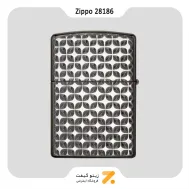 فندک بنزینی زیپو مدل 28186 طرح برجسته ستاره-Zippo Lighter ​28186-000009 24095 ENGINE TURN STAR