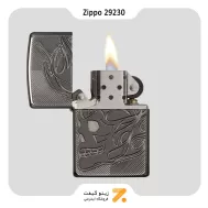 فندک بنزینی زیپو مدل 29230 طرح جمجمه-Zippo Lighter 29230 24095 SKULL