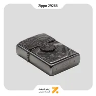 فندک بنزینی زیپو مدل 29266 طرح موتور هارلی دیویدسون-Zippo Lighter Harley Davidson 29266