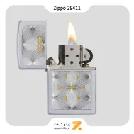 فندک بنزینی زیپو مدل 29411 طرح گل-Zippo Lighter 29411 FLOWERS