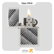 فندک بنزینی زیپو مدل 29416 طرح نقطه-Zippo Lighter 29416 DOTS & BOXES