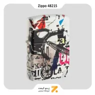فندک زیپو 540 رنگ مدل 48215 طرح دوچرخه سوار-Zippo Lighter 48215 Pop Art Design