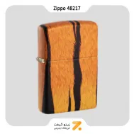 فندک زیپو 540 رنگ مدل 48217 طرح پوست ببر-Zippo Lighter 48217 Tiger Print Designs