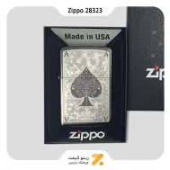 فندک زیپو بلک آیس آس پیک مدل 28323-​Zippo Lighter 28323 150 ACE FILIGREE