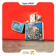 فندک زیپو طرح برج دلو مدل 24929-Zippo Lighter 24929 250-ZODIAC AQUARIUS