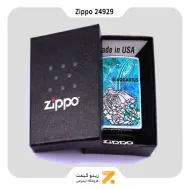 فندک زیپو طرح برج دلو مدل 24929-Zippo Lighter 24929 250-ZODIAC AQUARIUS