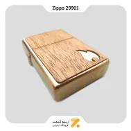 فندک زیپو طرح شعله با روکش چوب مدل 29901-Zippo Lighter 29901 204B WOODCHUCK FLAME