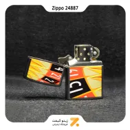 فندک زیپو طرح چرخ رولت مدل 24887-​​Zippo Lighter 24887 207-ROULETTE WHEEL 24887