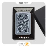 فندک زیپو مدل 29877 طرح شاه پیک-Zippo Lighter 29877 207 STEAMPUNK KING SPADE