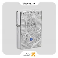 فندک زیپو مدل 49289 طرح قرون وسطایی-Zippo Lighter 49289 Armor Medieval Design​