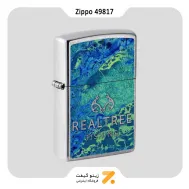 فندک زیپو مدل 49817 طرح لوگو ریل تری-Zippo Lighter 49817 207 REALTREE WAV3