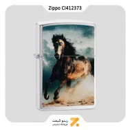 فندک زیپو ندل سی آی 412373 طرح اسب-Zippo Lighter 200 CI412373 WILD STALLION DESIGN