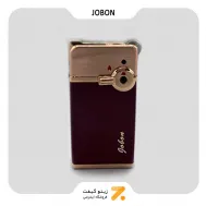 فندک گازی جوبون قهوه ای مدل متال بوتان دو شعله-​Jobon Lighter SN-LIJB-2202-23