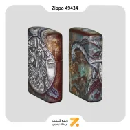 Zippo Lighter 49434 49352 PIRATE COIN DESIGN فندک بنزینی زیپو طرح سکه دزدان دریایی مدل 49434