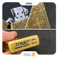 فندک بنزینی زورو طرح کنستانتین مدل زد تی 044 ای-​Zorro Lighter Constantine SN-LIZO-2104-41