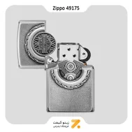 فندک بنزینی زیپو طرح برجسته رینگ موتور هارلی دیویدسون مدل 49175-Zippo Lighter​ 49175 207 HARLEY DAVIDSON