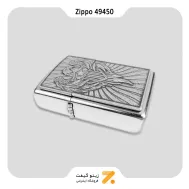فندک بنزینی زیپو طرح برجسته عقاب مدل 49450-Zippo Lighter ​49450 Eagle Emblem
