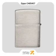 فندک بنزینی زیپو طرح شعله و لوگو زیپو مدل سی آی 405457-​Zippo Lighter 200 CI405457 METALLIC CURE WITH FL