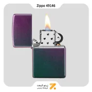 فندک بنزینی زیپو هفت رنگ مات مدل 49146-​Zippo Lighter 49146 REG IRIDESCENT MATTE
