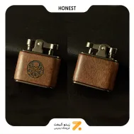 فندک بنزینی هانست طرح چوب مدل 2201-82-​​Honest Lighter ​SN-LIHN-2201-82