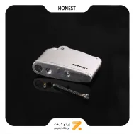 فندک بنزینی هانست نقره ای مدل 2201-79-​Honest Lighter SN-LIHN-2201-79