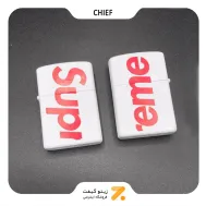 فندک بنزینی چیف طرح لوگو سوپرمی مدل سی اف 1165 بی-​Chief Lighter SN-LICH-2104-103