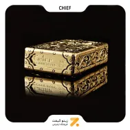 فندک بنزینی چیف طلایی طرح فرشته مدل 2201-106-​Chief Lighter SN-LICH-2201-106