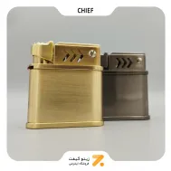 فندک بنزینی چیف طلایی مدل 2201-58-​Chief Lighter SN-LICH-2201-58