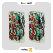 فندک زیپو 540 رنگ طراحی ماریا تیورینا مدل 49392-Zippo Lighter 49392 Marija Tiurina