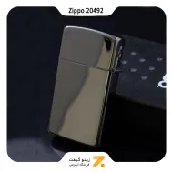فندک زیپو اسلیم بلک آیس مدل 20492-Zippo Lighter 20492 - SLIM BLACK ICE