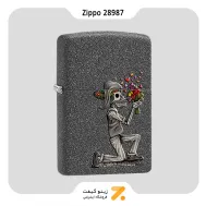 فندک زیپو طرح اسکلت مدل 28987-Zippo Lighter 28987 211 DAY OF DEAD SKULLS SET
