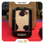 فندک زیپو طرح برجسته پوست گاو هلشتاین مدل 20619-​Zippo Lighter 20619 Holy Holstein