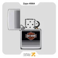 فندک زیپو طرح لوگو هارلی دیویدسون مدل 49064-​Zippo Lighter 49064 250 HARLEY DAVIDSON