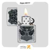 فندک زیپو طرح وایکینگ مدل 49777-Zippo Lighter 49777 200 VIKING DESIGN