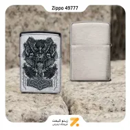فندک زیپو طرح وایکینگ مدل 49777-Zippo Lighter 49777 200 VIKING DESIGN