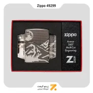 فندک زیپو طرح کوهستان مدل 49299-Zippo Lighter 49299 24095 MOUNTAIN DESIGN