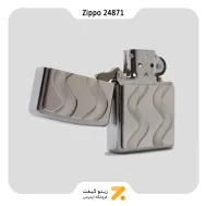 فندک زیپو طرح گردباد مدل 24871-Zippo Lighter ​24871-000009 200-DOUBLE TWISTER 24871
