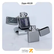 فندک زیپو طرح گلهای رنگارنگ مدل 49139-Zippo Lighter ​49139-250 COLORFUL VENETIAN DESIG