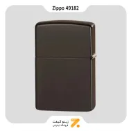 فندک زیپو قهوه ای تیره طرح ناو جنگی وایکینگ ها مدل 49182-​Zippo Lighter 49182 49180 VIKING WARSHIP DESIGN