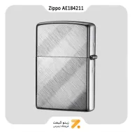 فندک زیپو لوگو زیپو مدل ای اِی 184211-Zippo Lighter ​28182 AE184211 PLANETA 80TH ANNIVE