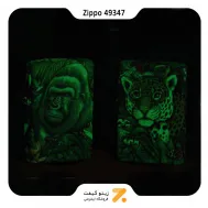 فندک زیپو لیمیتد ادیشن شبرنگ مدل 49347 طرح جنگل-​Zippo 25th Anniversary Mysteries of the Forest Limited Edition 49347 Feuerzeug