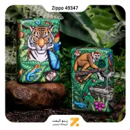 فندک زیپو لیمیتد ادیشن شبرنگ مدل 49347 طرح جنگل-​Zippo 25th Anniversary Mysteries of the Forest Limited Edition 49347 Feuerzeug