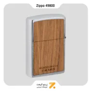 فندک زیپو مدل 49800 طرح کوهستان با روکش چوب طبیعی-Zippo Lighter 49800 200 WOODCHUCK MOUNTAINS IN