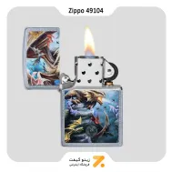 فندک زیپو کالکشن ان استوک طرح اژدها مدل 49104-​Zippo Lighter 49104 207 ANNE STOKES COLLECTION