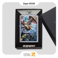 فندک زیپو کالکشن ان استوک طرح اژدها مدل 49104-​Zippo Lighter 49104 207 ANNE STOKES COLLECTION