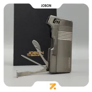 فندک گازی جوبون دودی با شعله پیپ مدل 2202-32-​Jobon Lighter SN-LIJB-2202-32