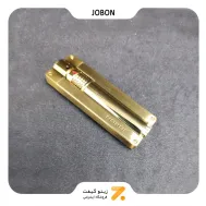 فندک گازی جوبون طلایی مدل بوتان جت-Jobon Grinding Wheel Compact Butane Jet Lighter